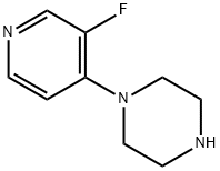 1-(3-fluoro-4-pyridinyl)-Piperazine Struktur