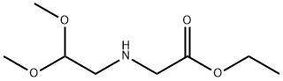 Glycine, N-(2,2-dimethoxyethyl)-, ethyl ester Struktur