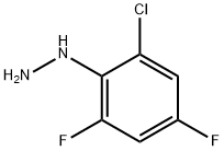 Hydrazine, (2-chloro-4,6-difluorophenyl)- Struktur