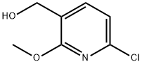 3-Pyridinemethanol, 6-chloro-2-methoxy- Struktur