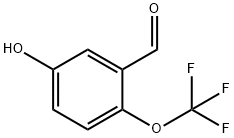 5-Hydroxy-2-(trifluoromethoxy)benzaldehyde Struktur