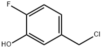 5-(chloromethyl)-2-fluoro-phenol Struktur