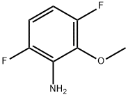 Benzenamine, 3,6-difluoro-2-methoxy- Struktur