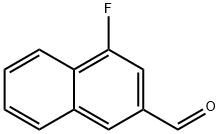 4-fluoro-2-naphthaldehyde Struktur