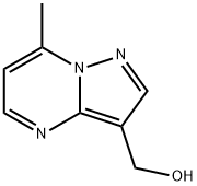 (7-methylpyrazolo[1,5-a]pyrimidin-3-yl)methanol Struktur