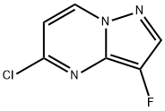 Pyrazolo[1,5-a]pyrimidine, 5-chloro-3-fluoro- Struktur