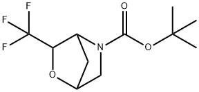 Tert-Butyl 3-(Trifluoromethyl)-2-Oxa-5-Azabicyclo[2.2.1]Heptane-5-Carboxylate(WX120260) Struktur