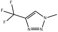 1H-1,2,3-Triazole, 1-methyl-4-(trifluoromethyl)- Struktur