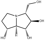 (7aβ)-1β,2α,7β-Trihydroxyhexahydro-1H-pyrrolizine-3β-methanol Struktur