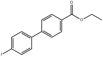 [1,1'-Biphenyl]-4-carboxylic acid, 4'-iodo-, ethyl ester Struktur