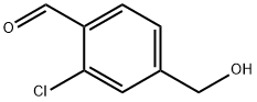 2-chloro-4-(hydroxymethyl)benzaldehyde Struktur