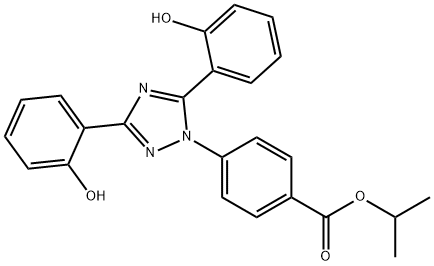 Deferasirox Isopropyl Ester Struktur