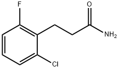 3-(2-Chloro-6-fluorophenyl)propanamide Struktur