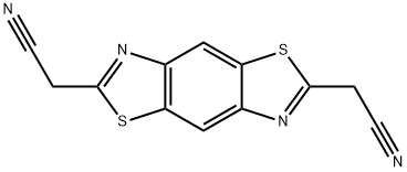 Benzo[1,2-d:4,5-d']bisthiazole-2,6-diacetonitrile Struktur