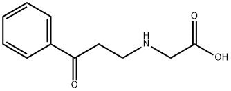 Glycine, N-(3-oxo-3-phenylpropyl)- Struktur