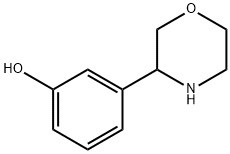 Phenol, 3-(3-morpholinyl)- Struktur