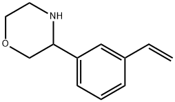 Morpholine, 3-(3-ethenylphenyl)- Struktur