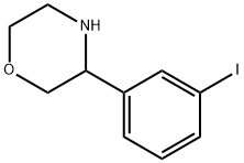 Morpholine, 3-(3-iodophenyl)- Struktur