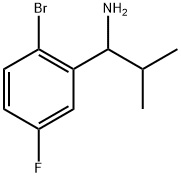 1-(2-BROMO-5-FLUOROPHENYL)-2-METHYLPROPYLAMINE Struktur