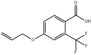 Benzoic acid, 4-(2-propen-1-yloxy)-2-(trifluoromethyl)- Struktur