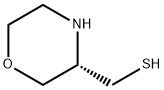 3-Morpholinemethanethiol, (3S)- Struktur