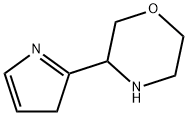 Morpholine, 3-(3H-pyrrol-2-yl)- Struktur