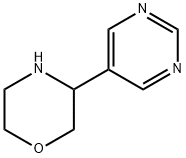 Morpholine, 3-(5-pyrimidinyl)- Struktur