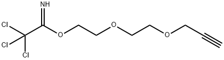 Alkyne - PEG2 - TCA Struktur