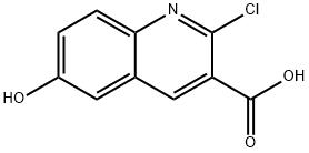 2-chloro-6-hydroxyquinoline-3-carboxylic acid Struktur