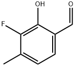 Benzaldehyde, 3-fluoro-2-hydroxy-4-methyl- Struktur