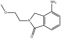 1H-Isoindol-1-one, 4-amino-2,3-dihydro-2-(2-methoxyethyl)- Struktur