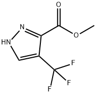 1H-Pyrazole-3-carboxylic acid, 4-(trifluoromethyl)-, methyl ester Struktur