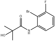 Propanamide, N-(2-bromo-3-fluorophenyl)-2-hydroxy-2-methyl-