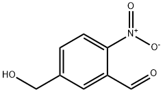 Benzaldehyde, 5-(hydroxymethyl)-2-nitro- Struktur