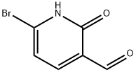 3-Pyridinecarboxaldehyde, 6-bromo-1,2-dihydro-2-oxo- Struktur