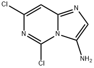 5,7-dichloroimidazo[1,2-c]pyrimidin-3-amine Struktur