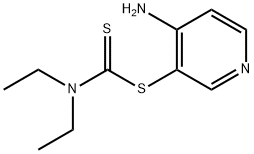 Carbamodithioic acid, N,N-diethyl-, 4-amino-3-pyridinyl ester