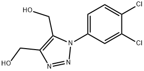 1H-1,2,3-Triazole-4,5-dimethanol, 1-(3,4-dichlorophenyl)- Struktur