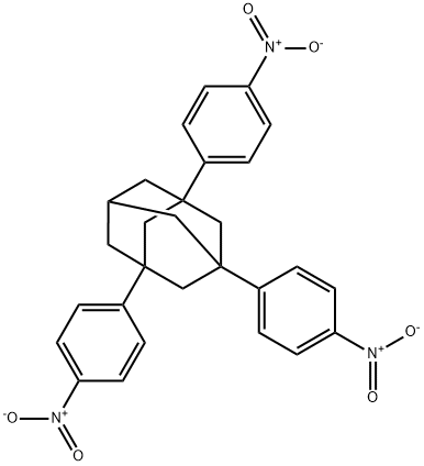 (1s,3s,5s)-1,3,5-tris(4-nitrophenyl)adamantane Struktur