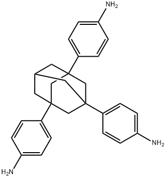 4,4',4''-((1s,3s,5s)-adamantane-1,3,5-triyl)trianiline Struktur