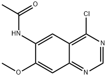 Acetamide, N-(4-chloro-7-methoxy-6-quinazolinyl)- Struktur