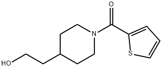 Methanone, [4-(2-hydroxyethyl)-1-piperidinyl]-2-thienyl- Struktur