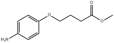 Butanoic acid, 4-(4-aminophenoxy)-, methyl ester Struktur