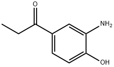 1-(3-Amino-4-hydroxyphenyl)-1-propanone  Struktur