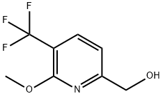 2-Pyridinemethanol, 6-methoxy-5-(trifluoromethyl)- Struktur