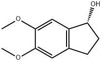 1H-Inden-1-ol, 2,3-dihydro-5,6-dimethoxy-, (1R)- Struktur