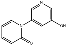 3-Hydroxy-5-(1H-pyridin-2-one)pyridine Struktur