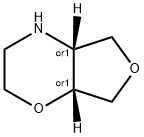 2H-Furo[3,4-b]-1,4-oxazine, hexahydro-, (4aR,7aR)-rel Struktur