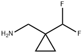 (1-(difluoromethyl)cyclopropyl)methanamine Struktur