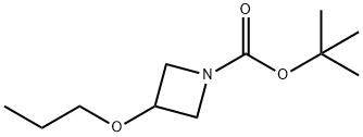 tert-Butyl 3-propoxyazetidine-1-carboxylate Struktur